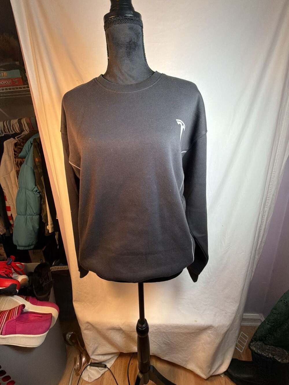 Tesla Unisex Sweatshirt Black Size Small